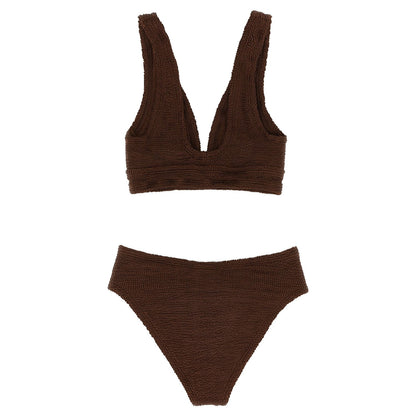 Hunza G Brown Polyamide Bikini
