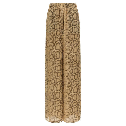 The Andamane Beige Polyester Pants