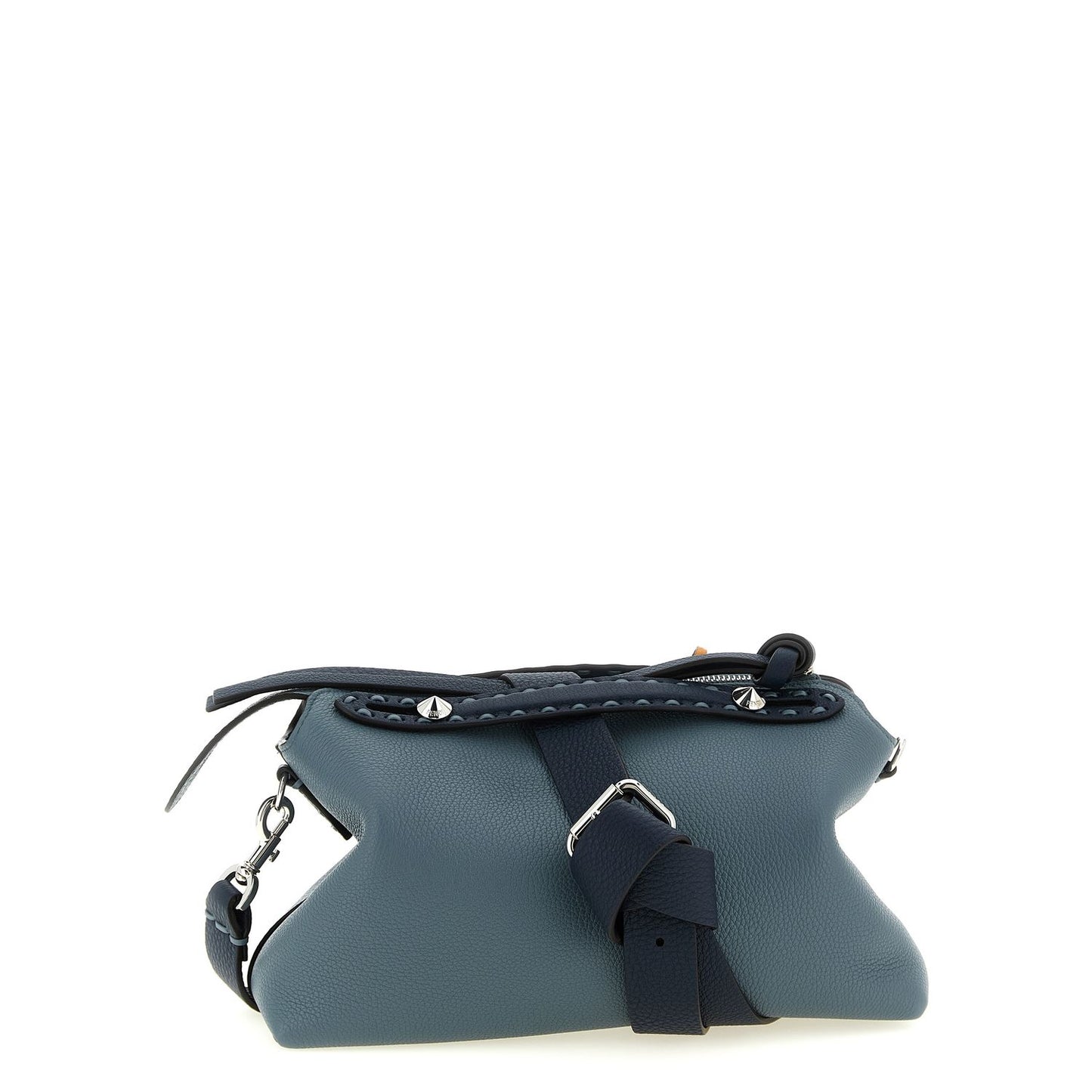 Fendi Blue Calfskin Handbag
