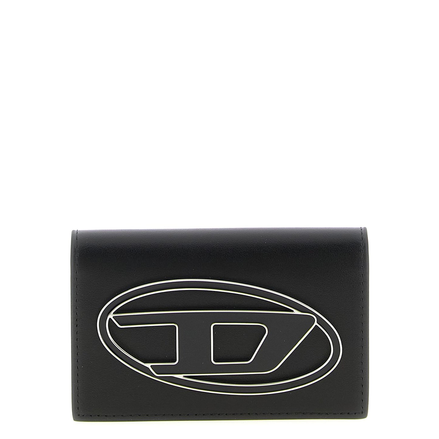 Diesel Black Leather Cardholder
