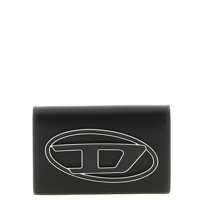 Diesel Black Leather Cardholder