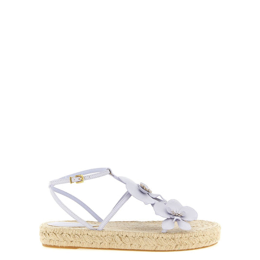 Zimmermann Purple Cowhide Flat Sandals