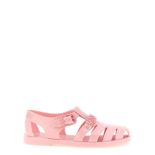 Moschino Multicolor Pvc Flat Sandals