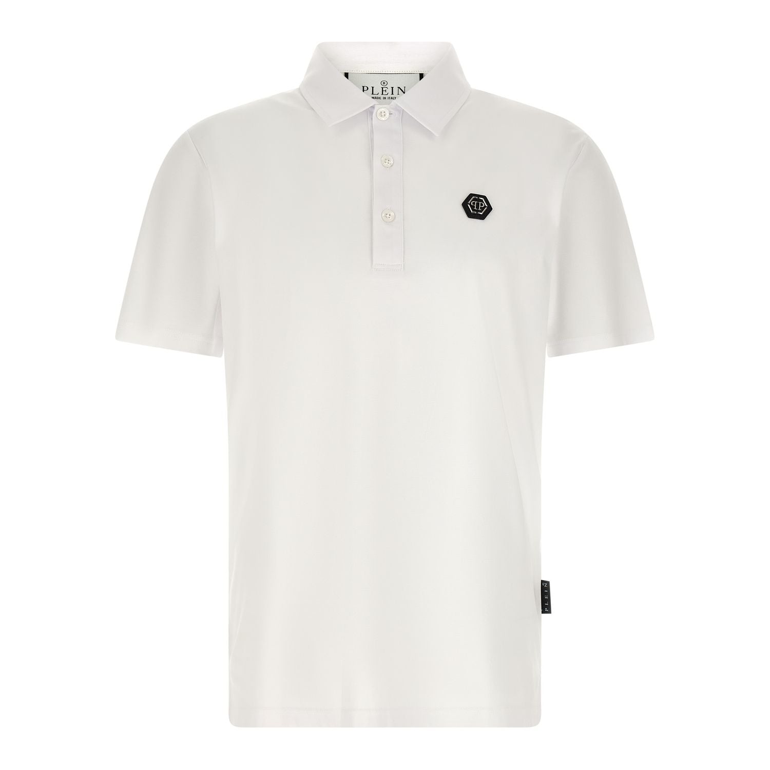 Philipp Plein White Cotton Polo Shirt