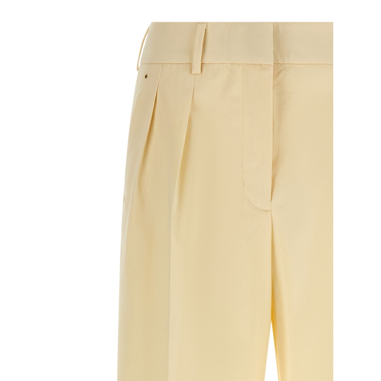 Moncler Beige Cotton Dress Pants