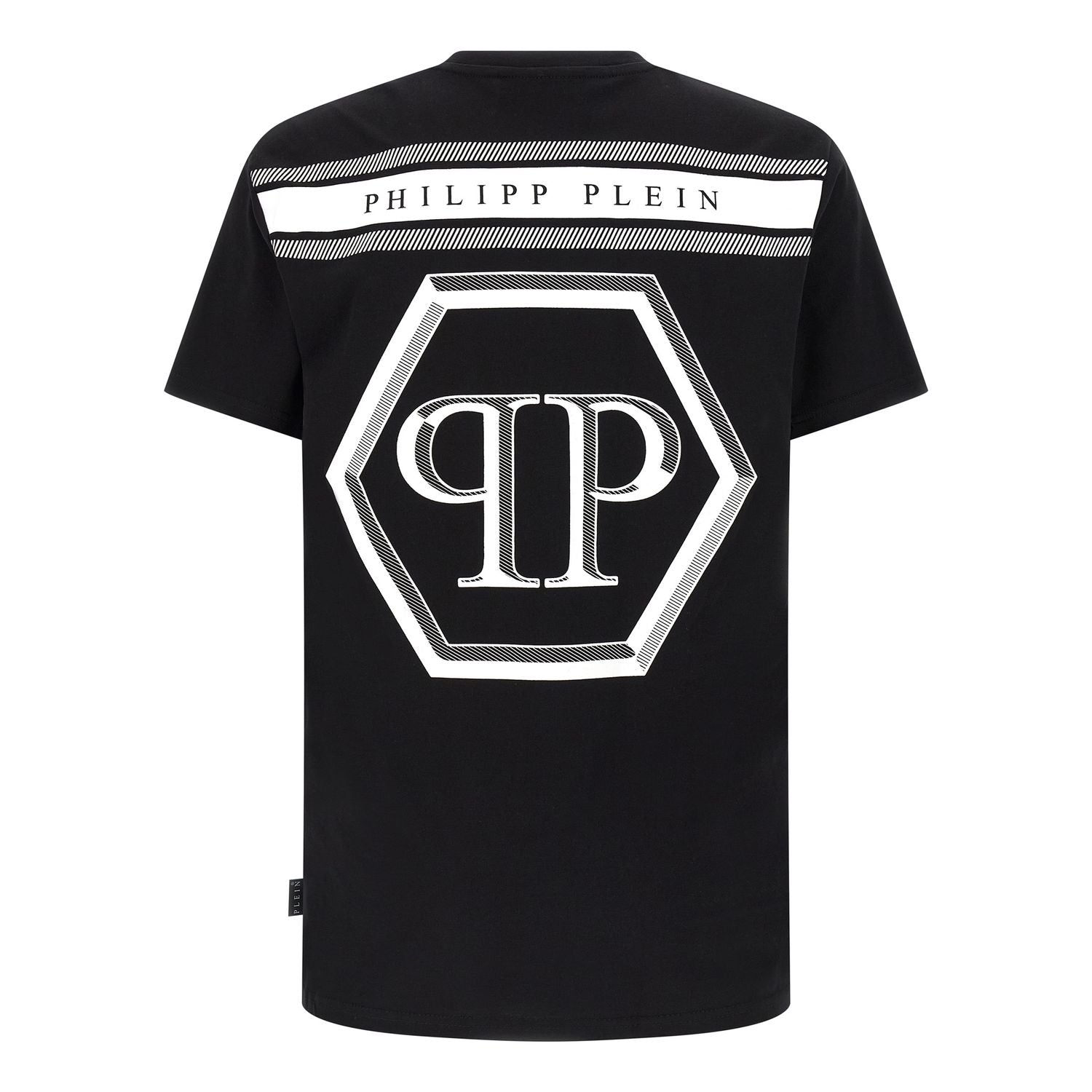 Philipp Plein Black Cotton T-Shirt