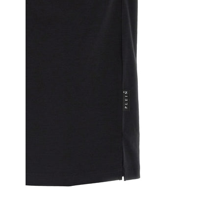 Philipp Plein Black Cotton Polo Shirt