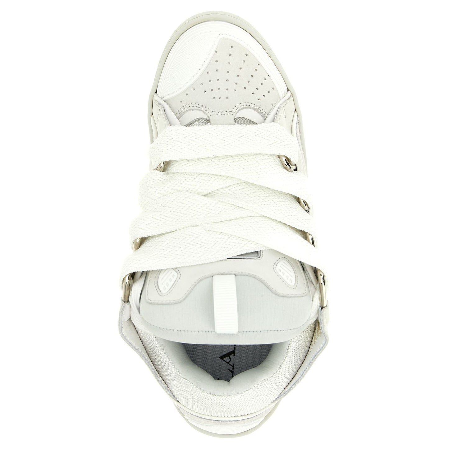 Lanvin White Calfskin Chunky Sneakers