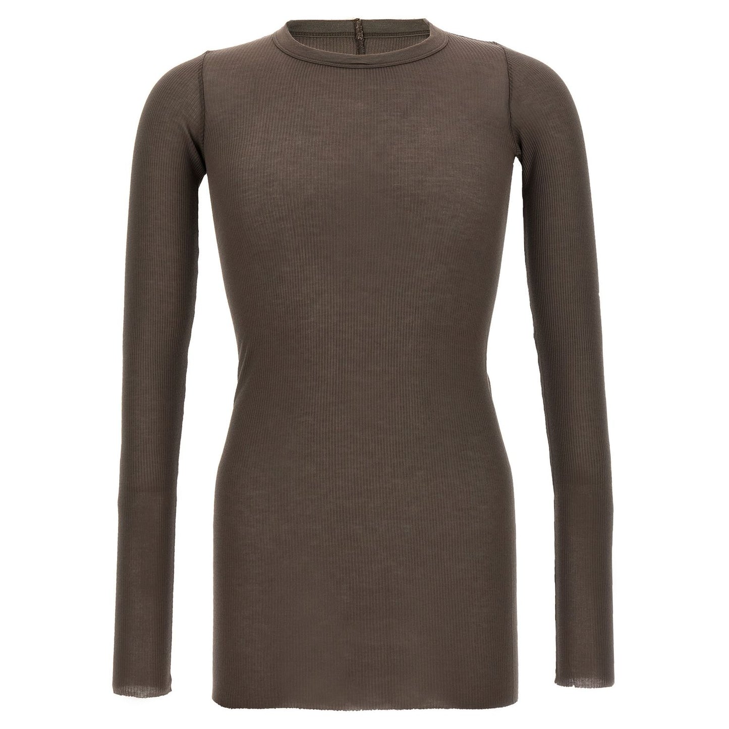 Rick Owens Gray Viscose T-Shirt