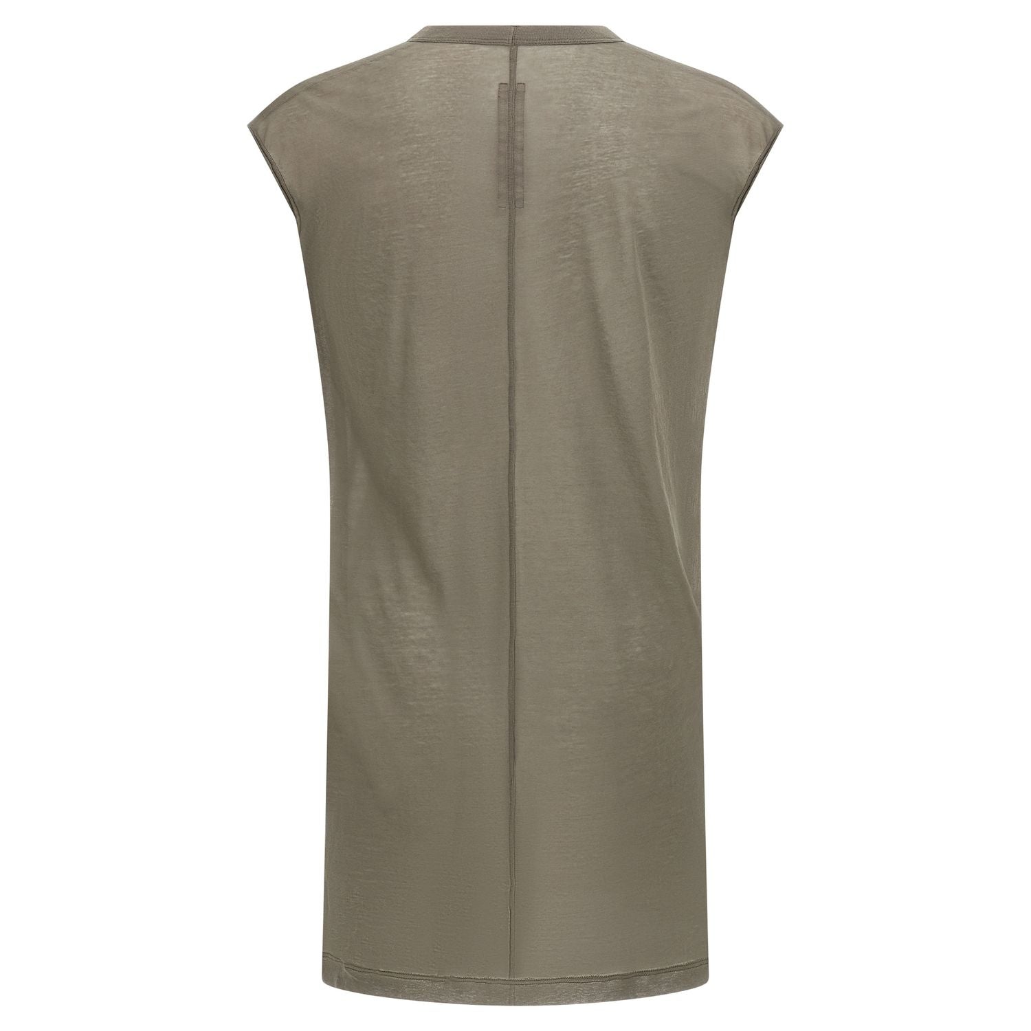 Rick Owens Gray Cotton T-Shirt