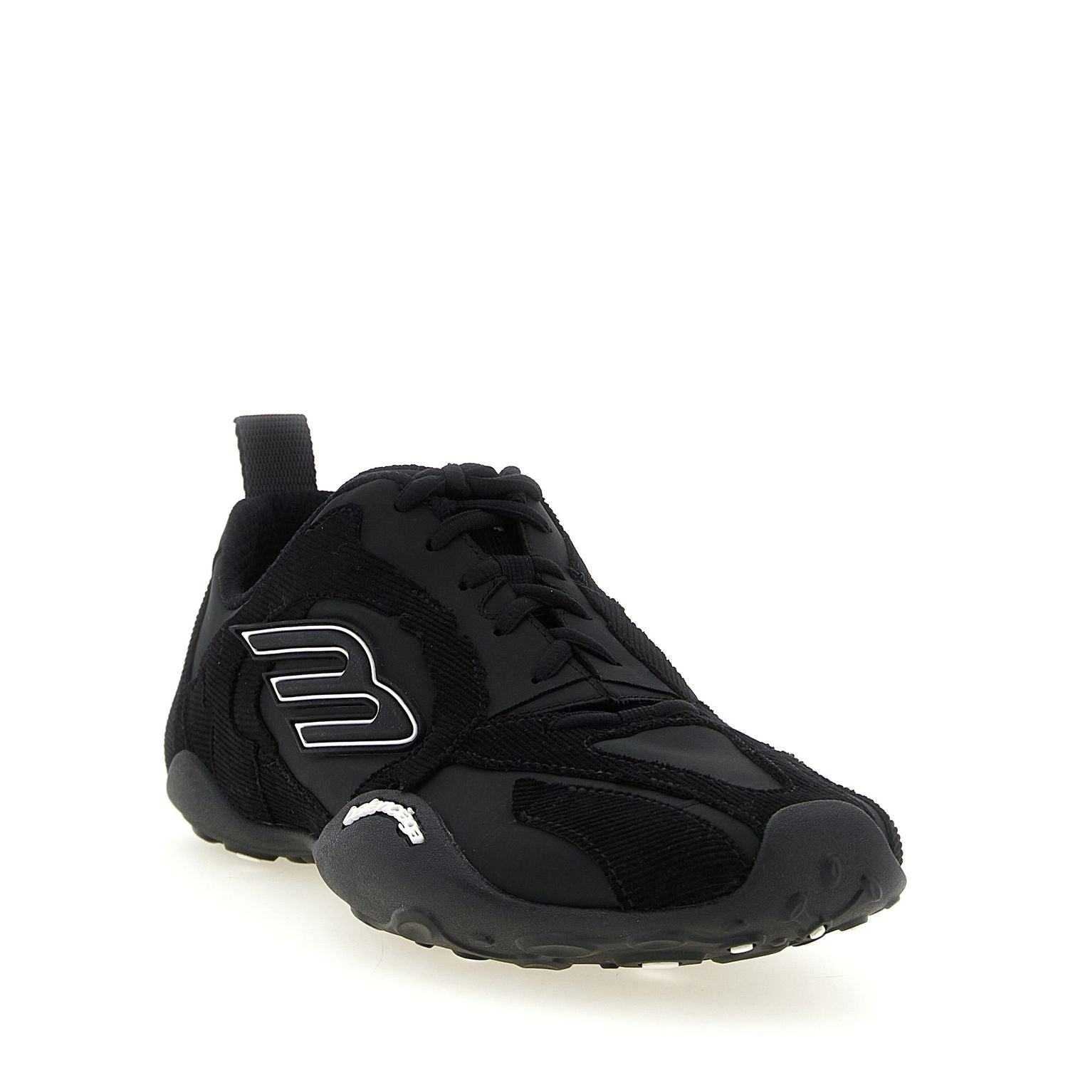 Balenciaga Black Polyester Athletic Sneakers
