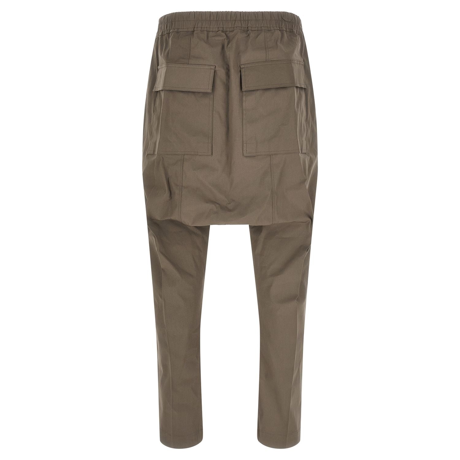 Rick Owens Gray Cotton Casual Pants