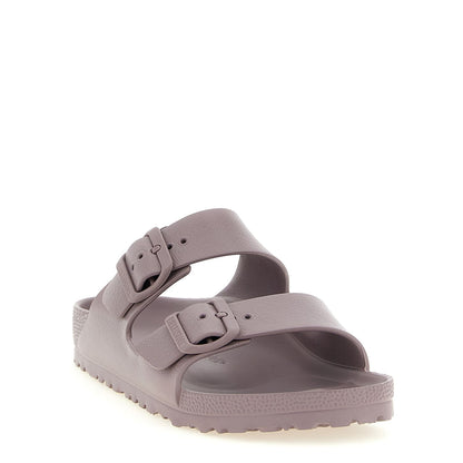 Birkenstock Purple Synthetic Flat Sandals