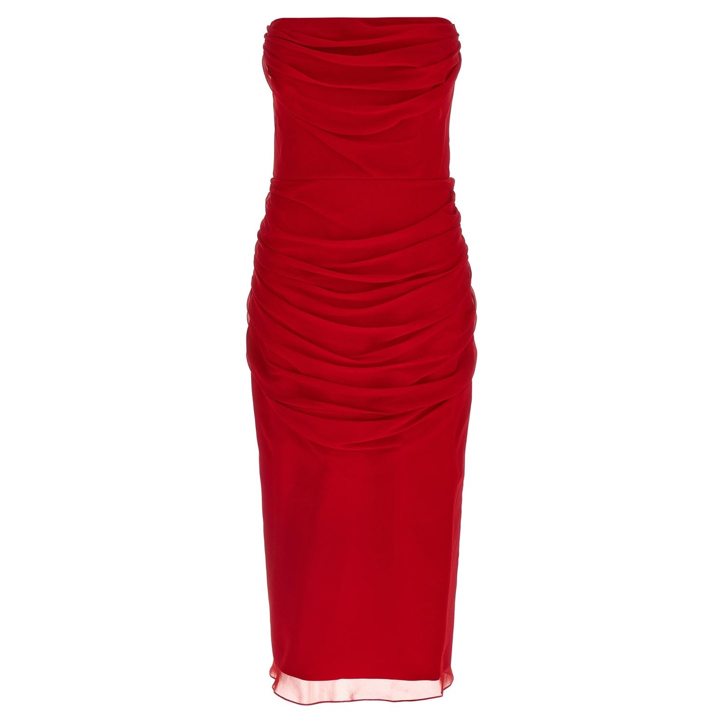 Carolina Herrera Multicolor Silk Midi Dress