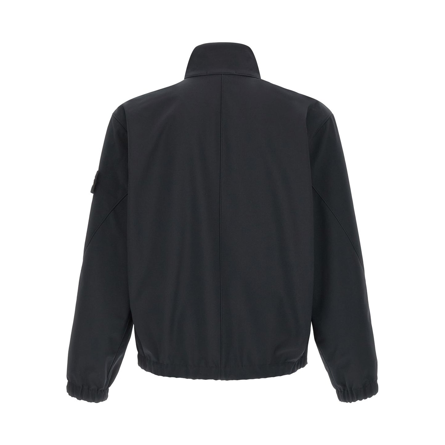 Stone Island Blue Polyester Shell Jacket