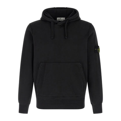 Stone Island Black Cotton Sweatshirt