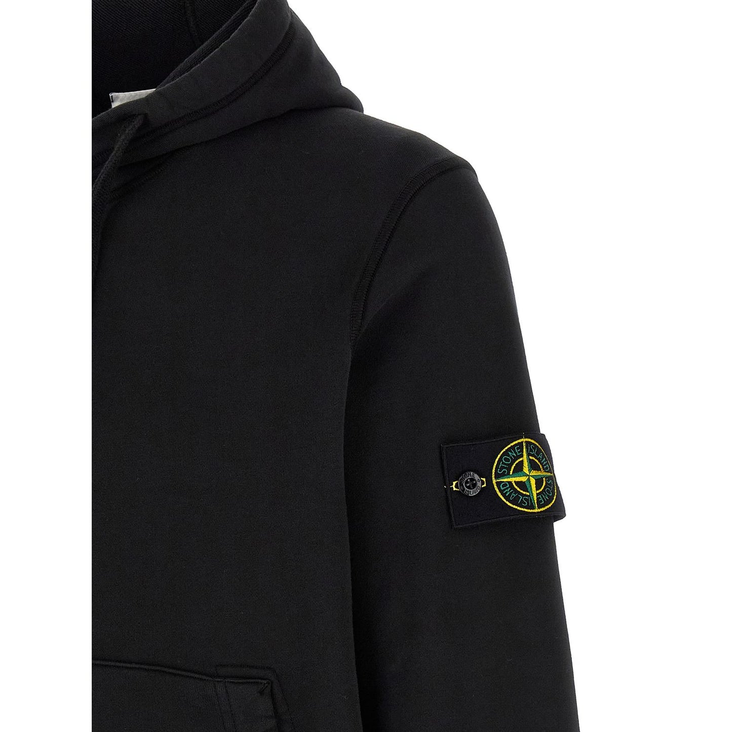 Stone Island Black Cotton Sweatshirt