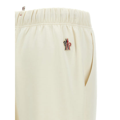 Moncler Grenoble White Polyester Joggers (Workout Pants)