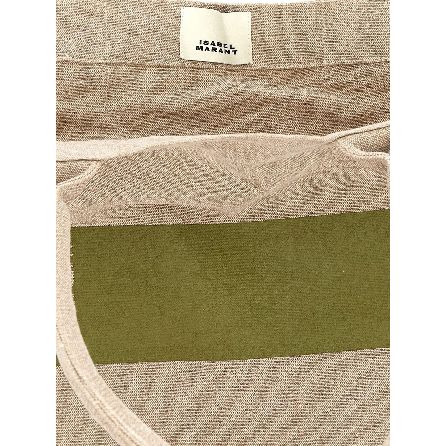 Isabel Marant Bicolor Cotton Tote Bag