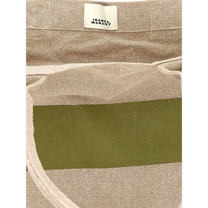 Isabel Marant Bicolor Cotton Tote Bag