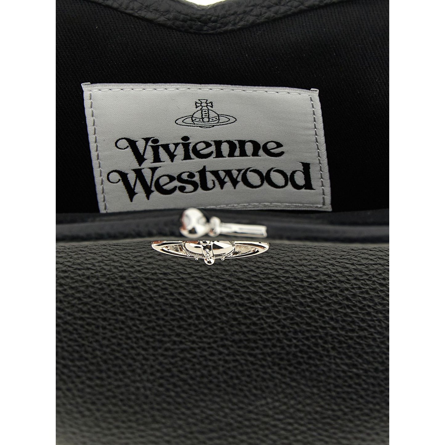 Vivienne Westwood Black Polyethylene Handbag