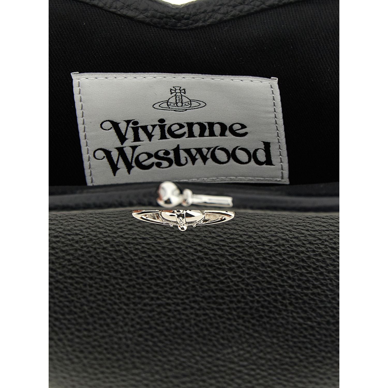 Vivienne Westwood Black Polyethylene Handbag