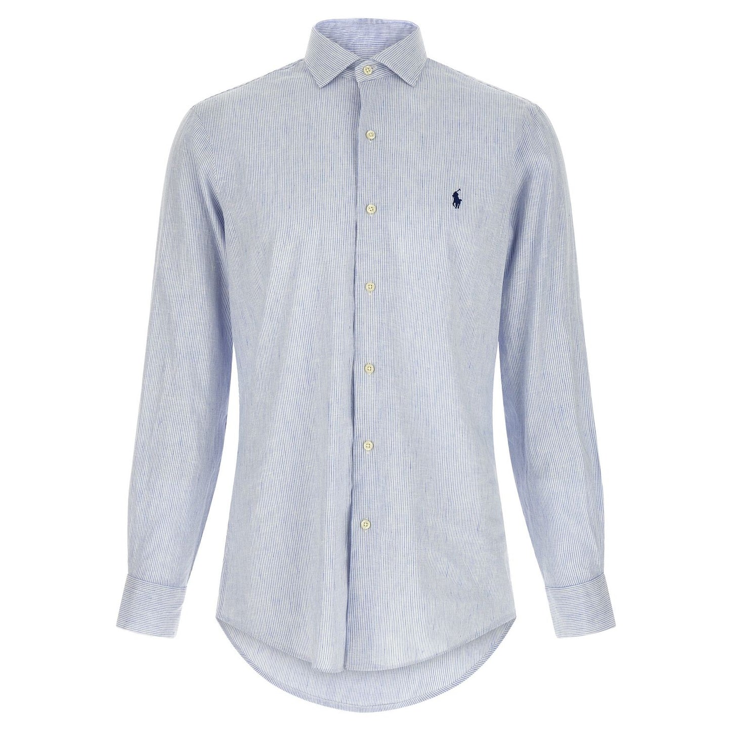 Polo Ralph Lauren Blue Linen Blouse
