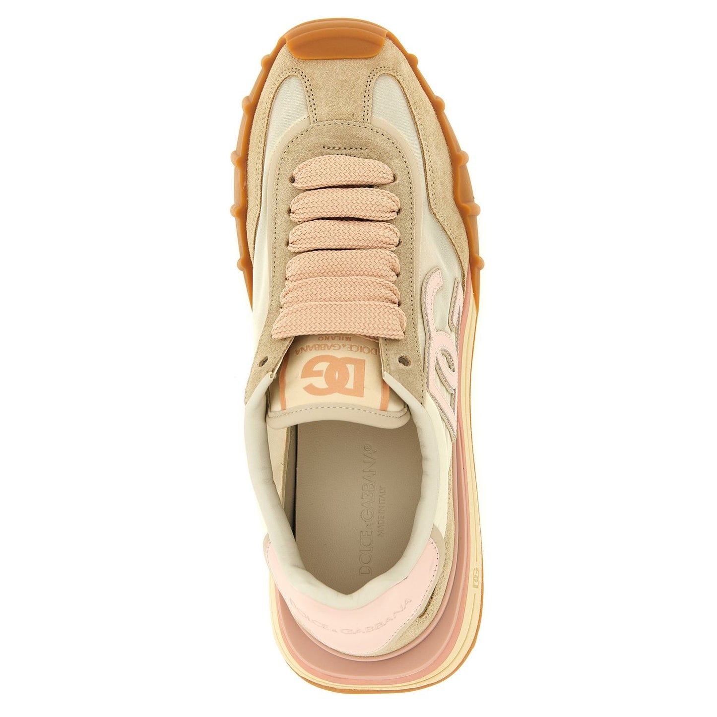 Dolce & Gabbana Multicolor Polyamide Athletic Sneakers