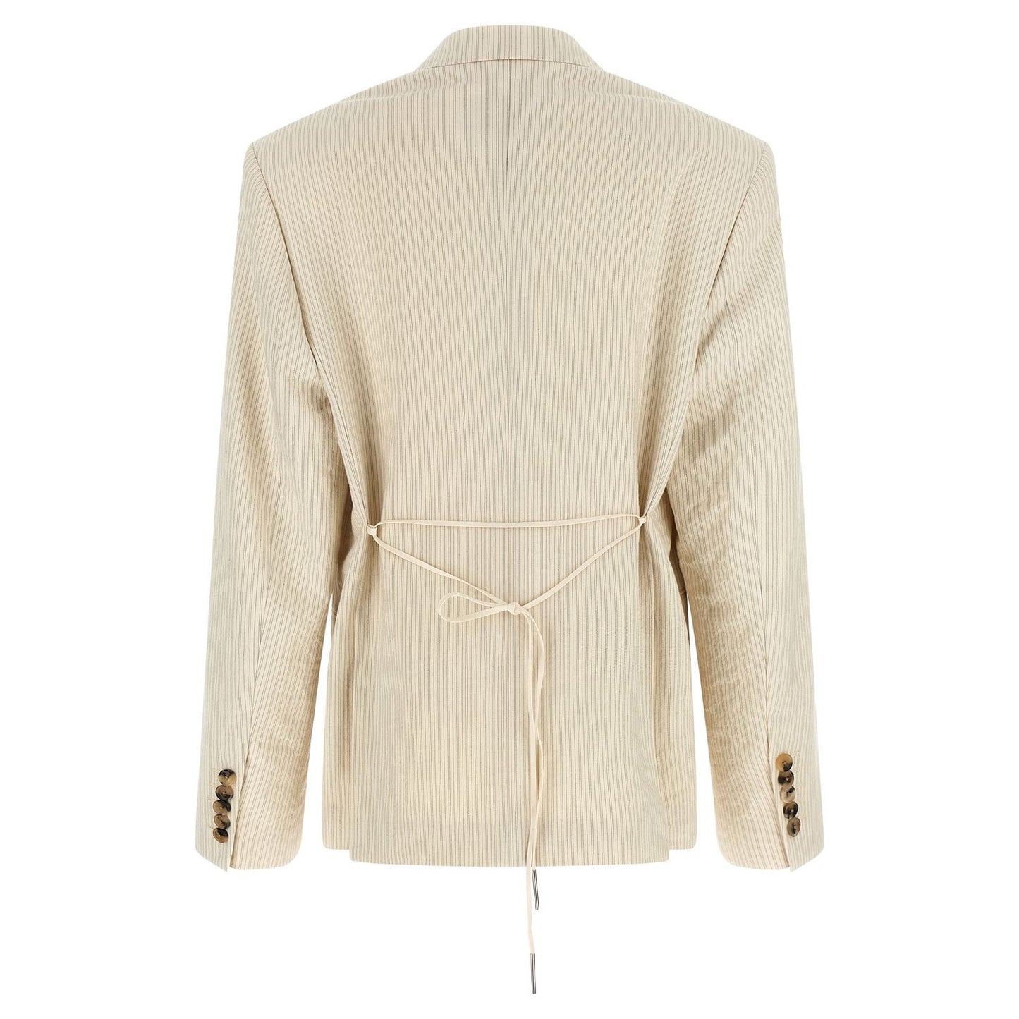 Dries Van Noten Beige Cotton Blazer