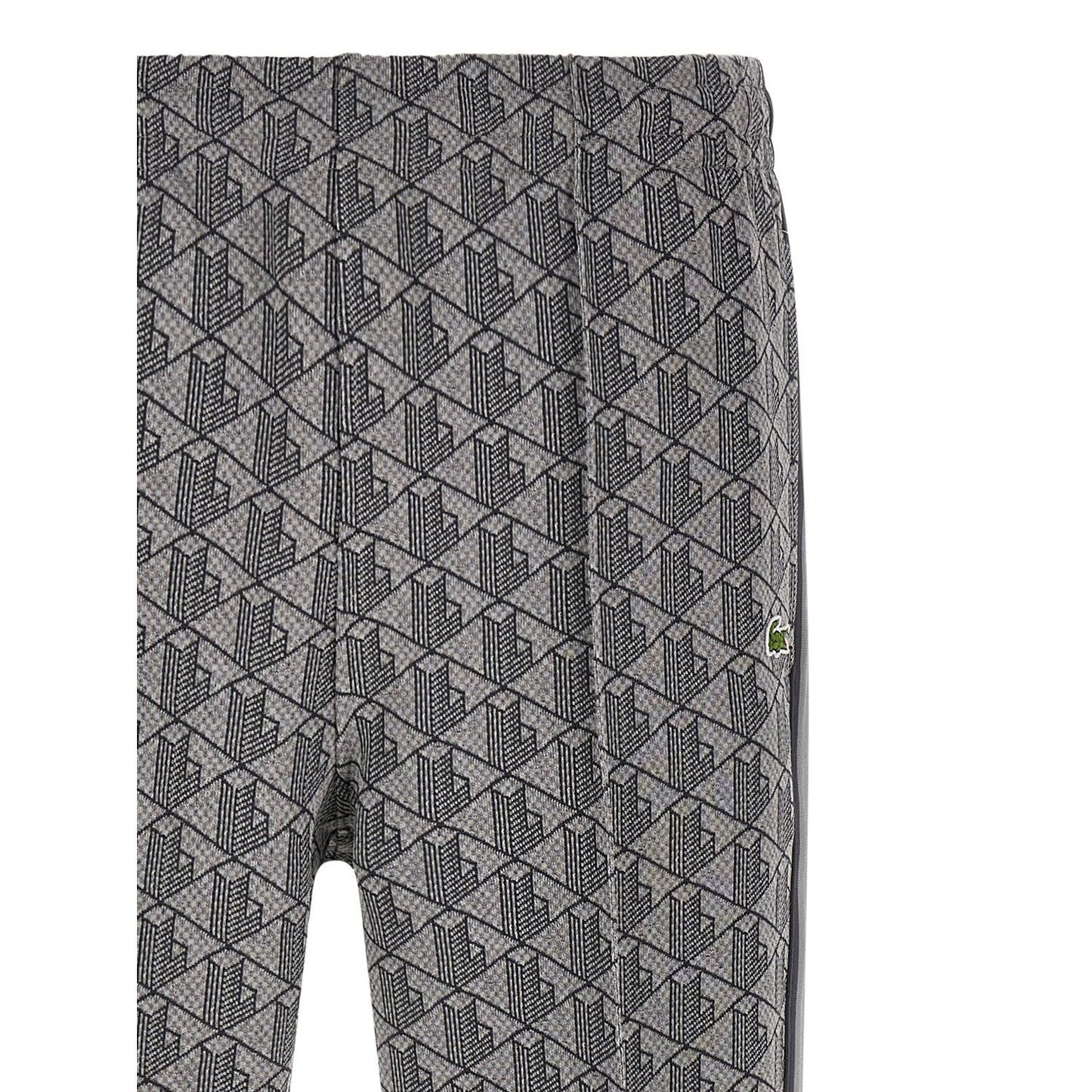 Lacoste Gray Polyester Joggers (Workout Pants)