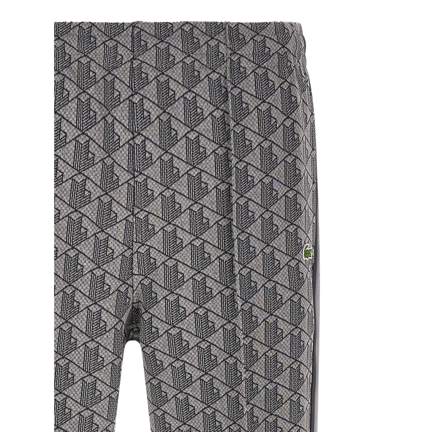 Lacoste Gray Polyester Joggers (Workout Pants)