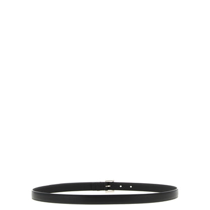 Saint Laurent Black Calfskin Regular Belt