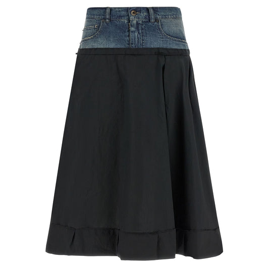 Maison Margiela Multicolor Polyester Midi Skirt