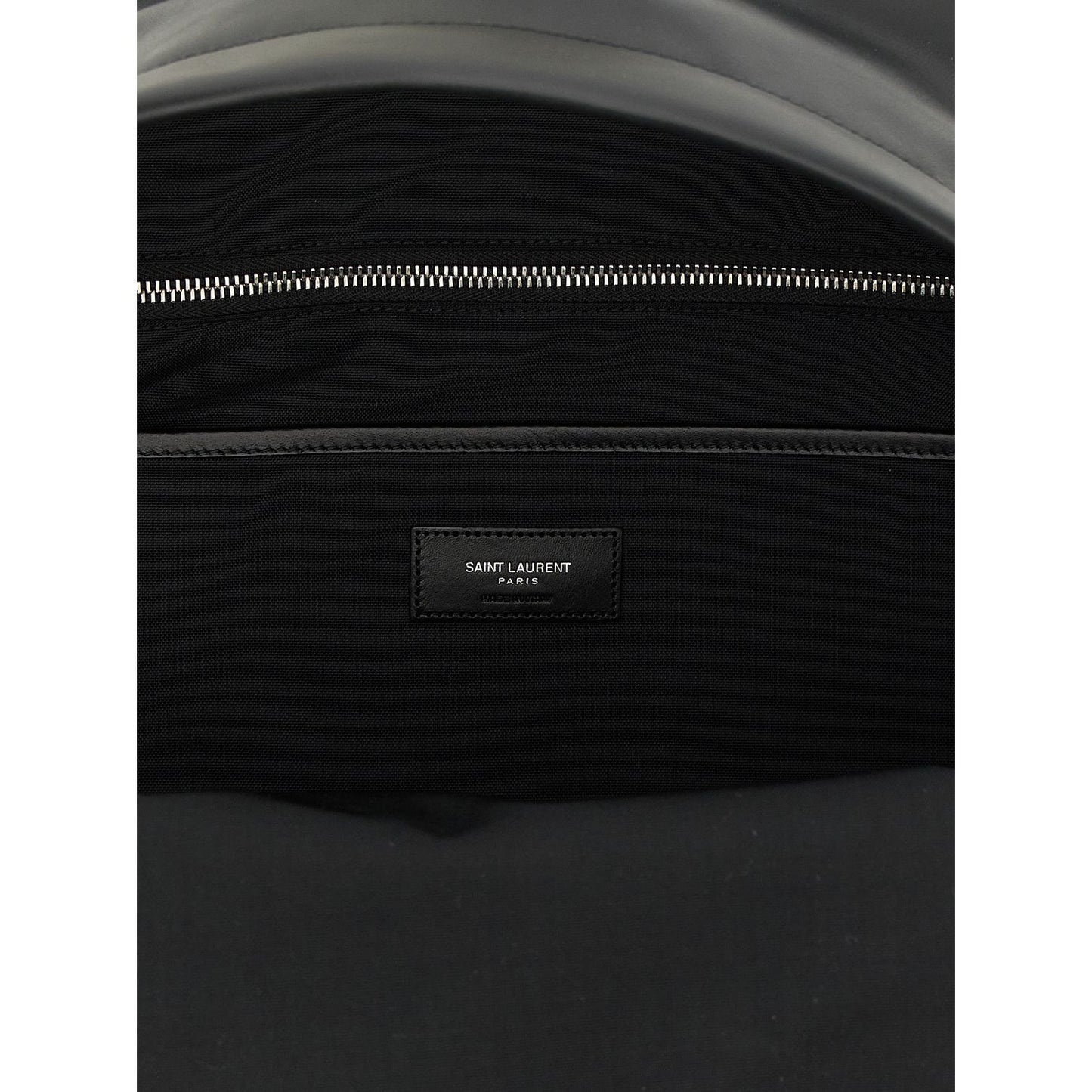 Saint Laurent Black Calfskin Backpack
