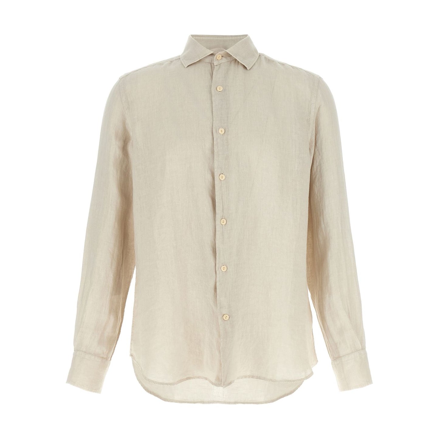 MC2 Saint Barth Beige Linen Blouse