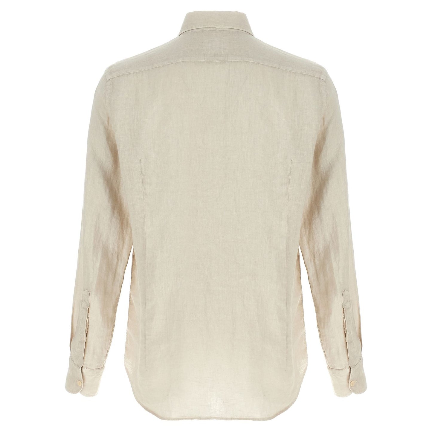 MC2 Saint Barth Beige Linen Blouse