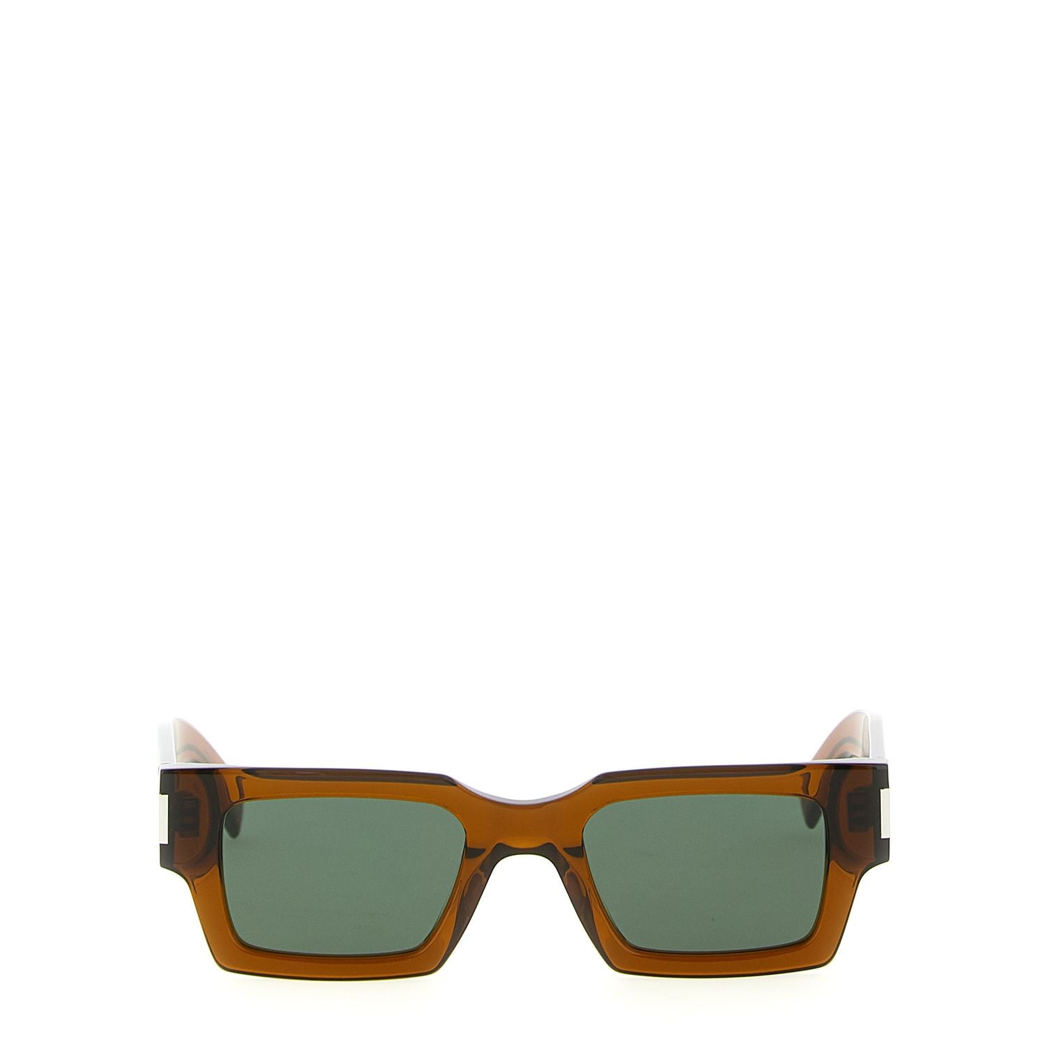 Saint Laurent Brown Acetate Sunglasses