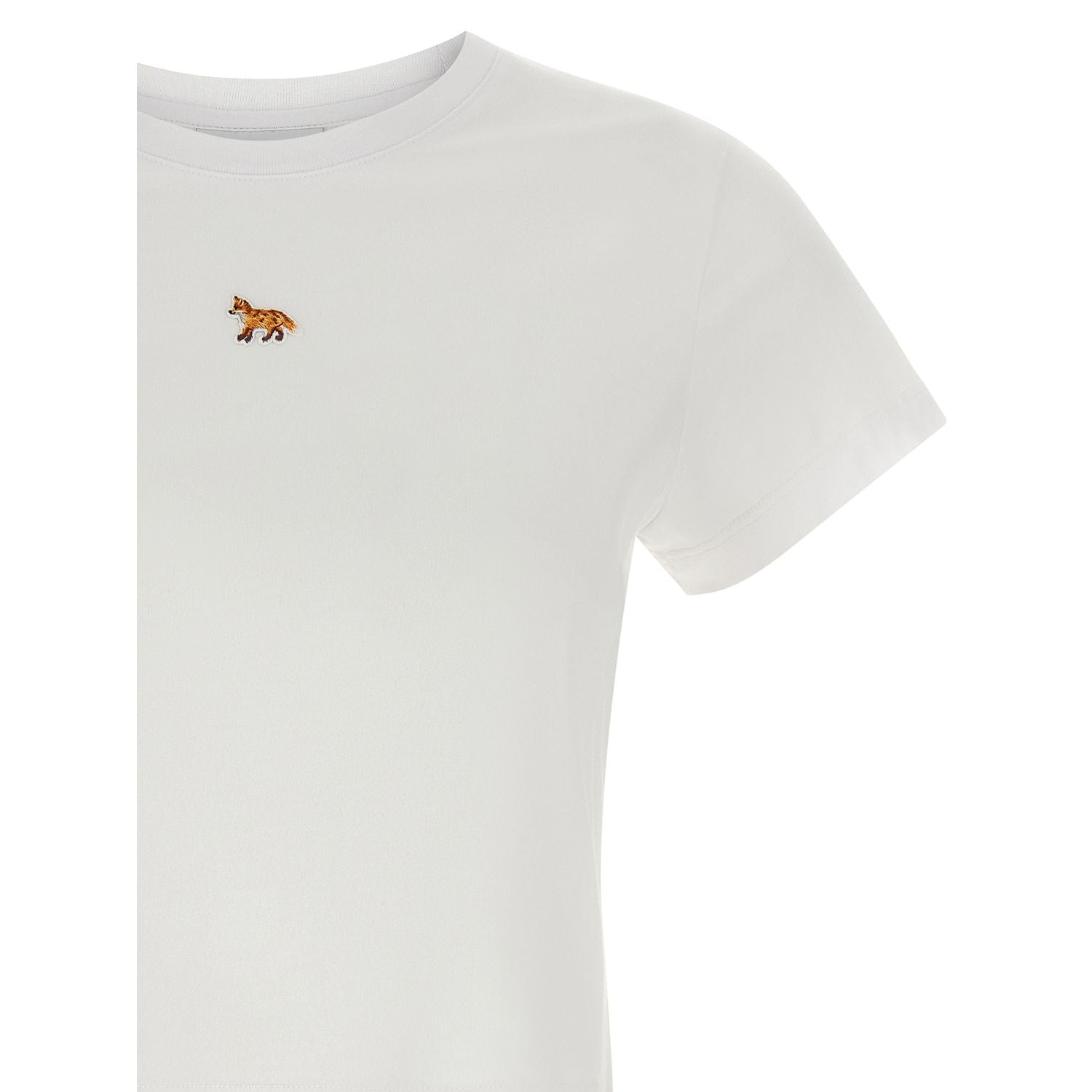 Maison Kitsuné White Cotton T-Shirt