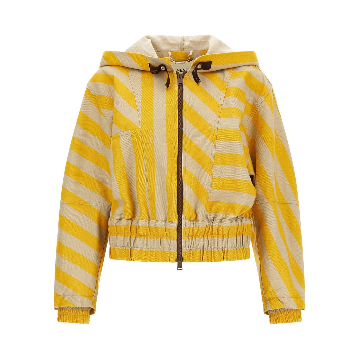 Fendi Bicolor Cotton Jacket