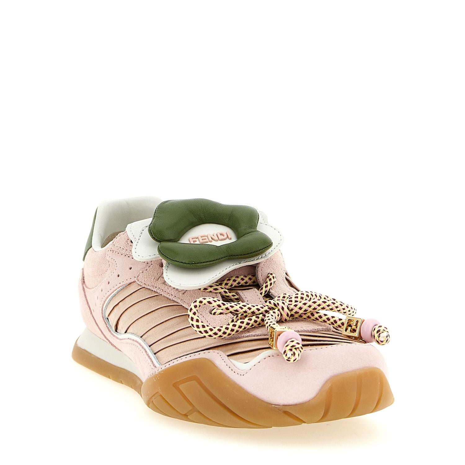 Fendi Multicolor Calfskin Athletic Sneakers