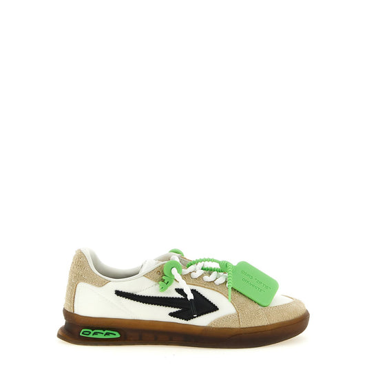 Off-White Multicolor Nylon Athletic Sneakers