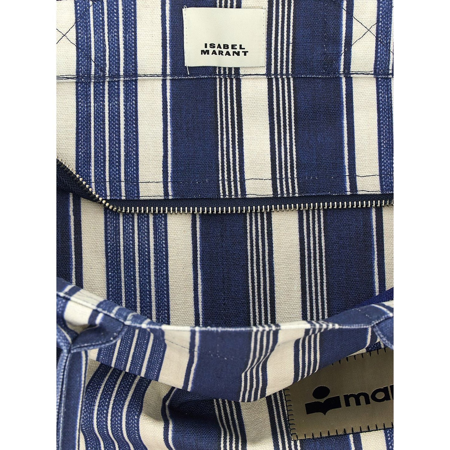 Isabel Marant Blue Cotton Tote Bag