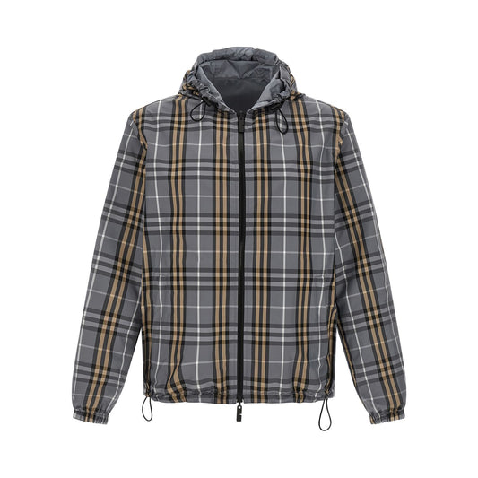 Burberry Multicolor Polyester Shell Jacket