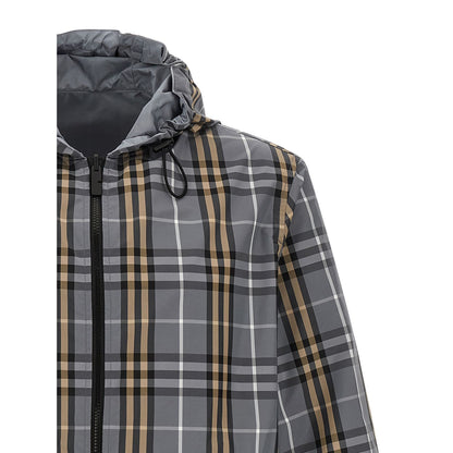 Burberry Multicolor Polyester Shell Jacket