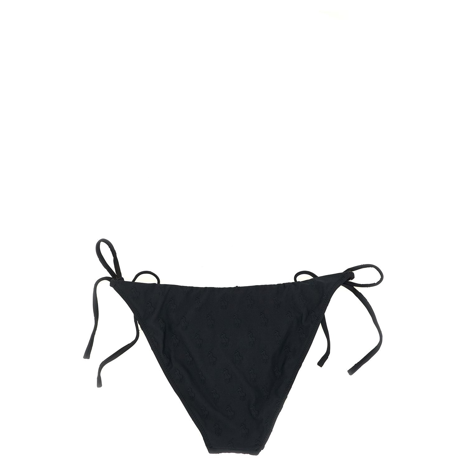 Polo Ralph Lauren Black Recycled Polyester Bikini
