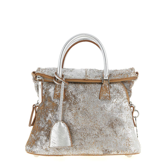 Maison Margiela Silver Lambskin Handbag