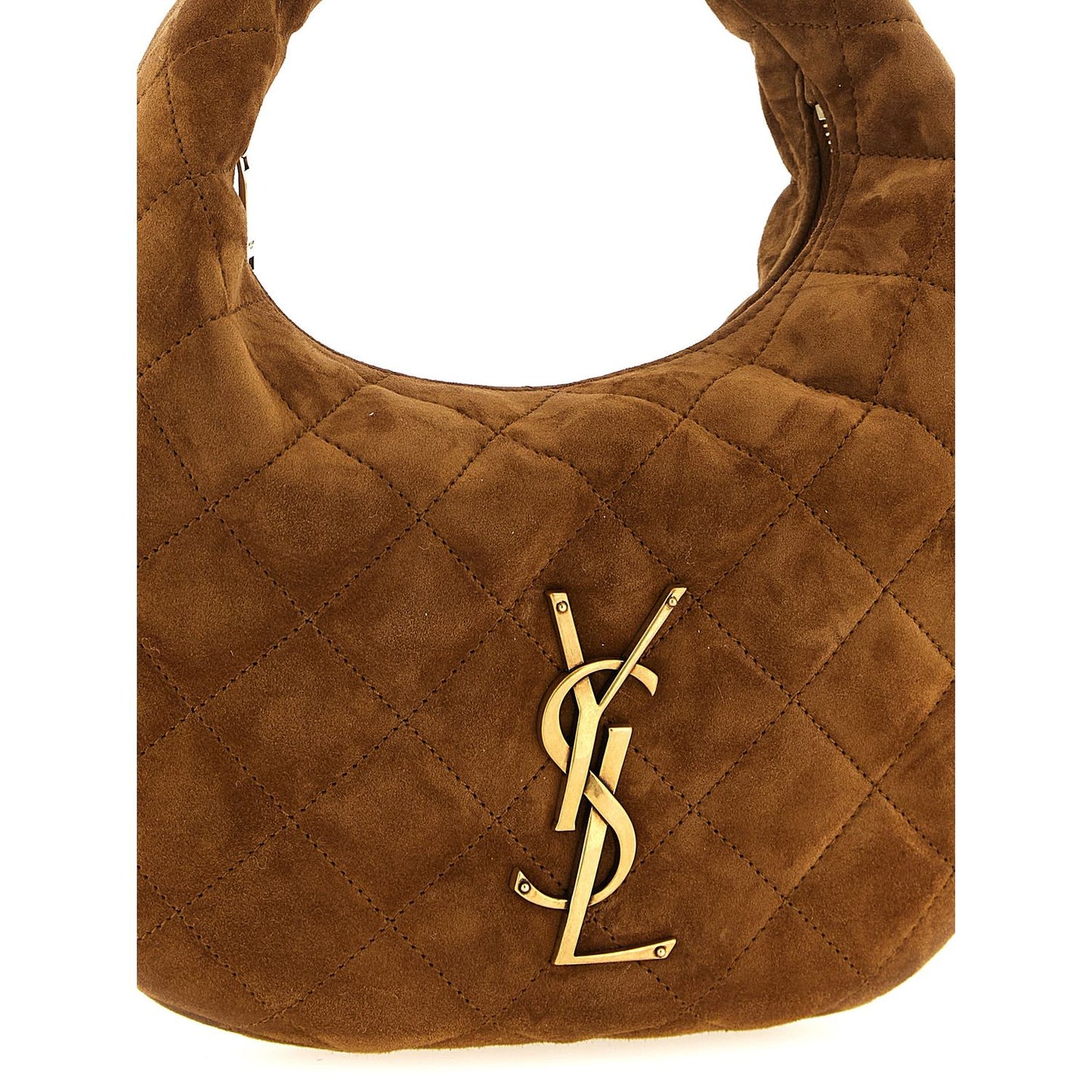 Saint Laurent Brown Calfskin Handbag