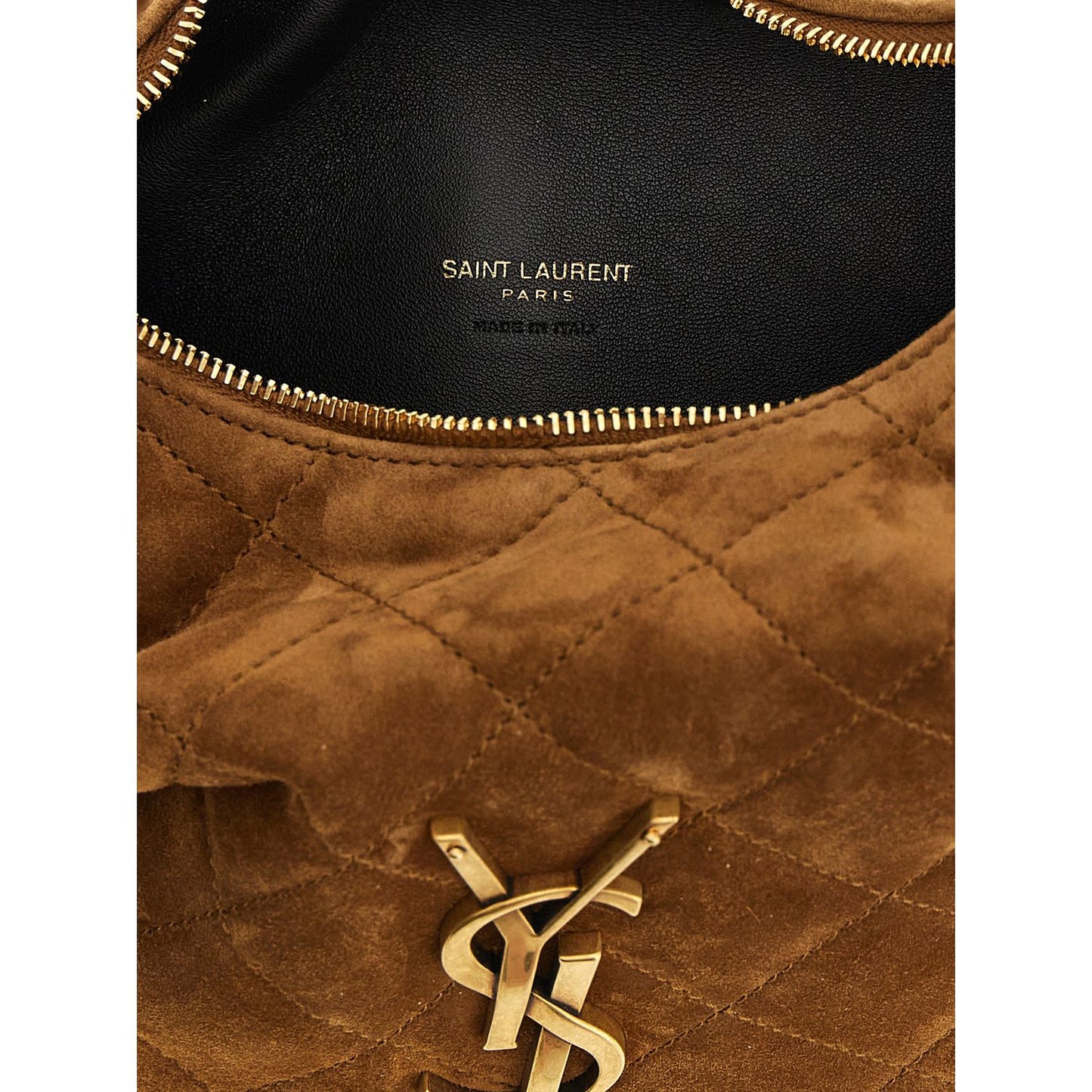 Saint Laurent Brown Calfskin Handbag