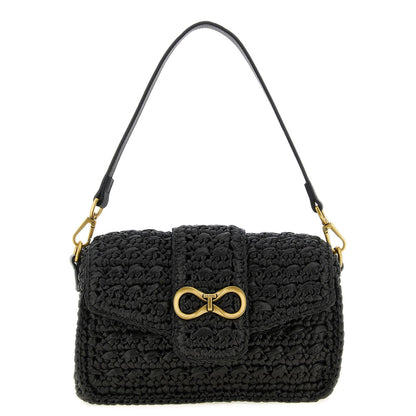 Twinset Black Polypropylene Crossbody Bag
