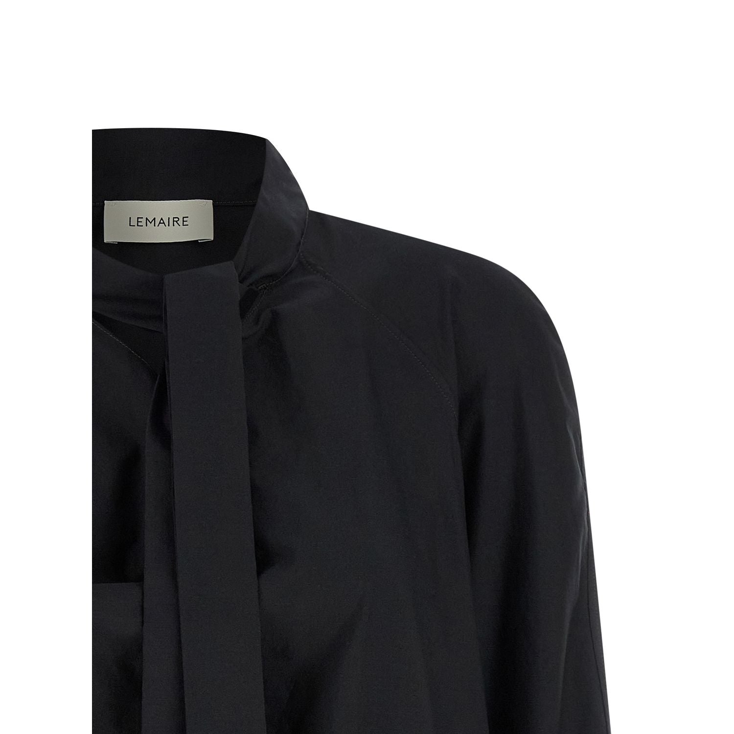 Lemaire Black Cotton Blouse